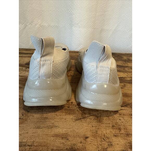 CUSHIONAIRE Apolo-T Memory Foam‎ Sneakers Women's 8.5 M Beige Chunky - Picture 4 of 9